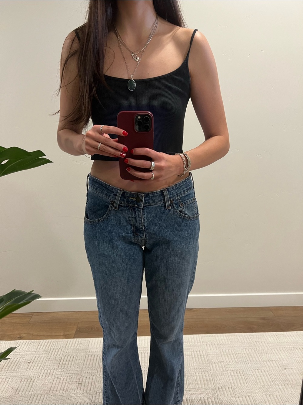 Levi's Mid-Rise Flare Jeans in Blue Wash